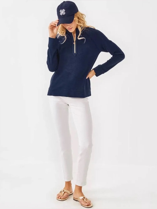 Lilly Pulitzer Tops - Lily Pulitzer  Luxletic® Ashlee Half-Zip Pullover in Navy